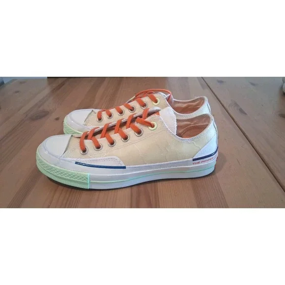 Converse Chuck 70 Low Pigalle Collab Sneakers Barely Volt Orange Size M6 W7 Rare - Picture 6 of 6